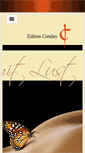 Mobile Screenshot of edition-combes.de